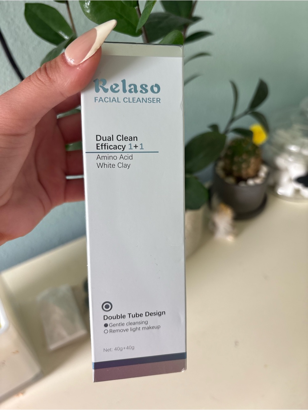 Dual Clean Facial Cleanser – White (Amino Acid & White Clay)